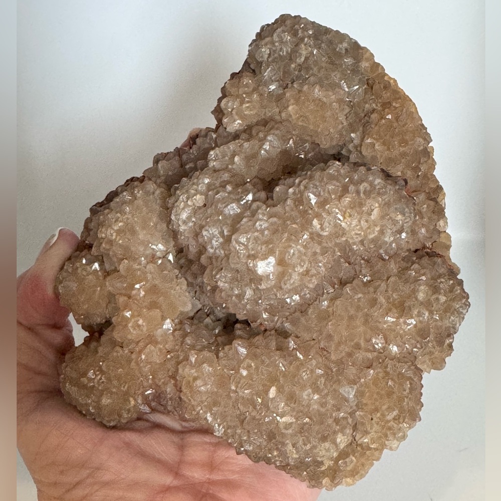 1lb 7oz Crystal Quartz Specimen with Hematite